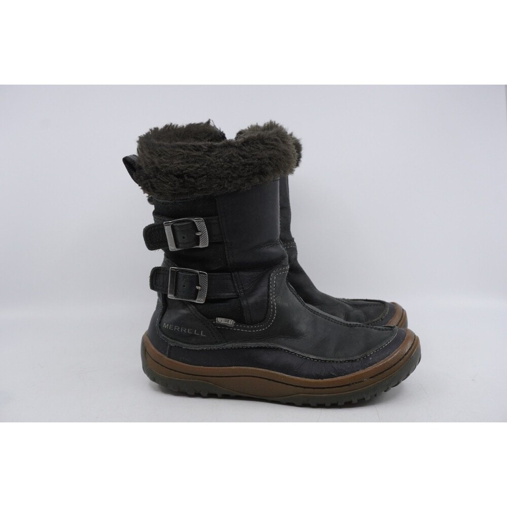 MERRELL Decora Chant Women's Sz 5.5 WP Leather Insulated Buckle Winter  Boots